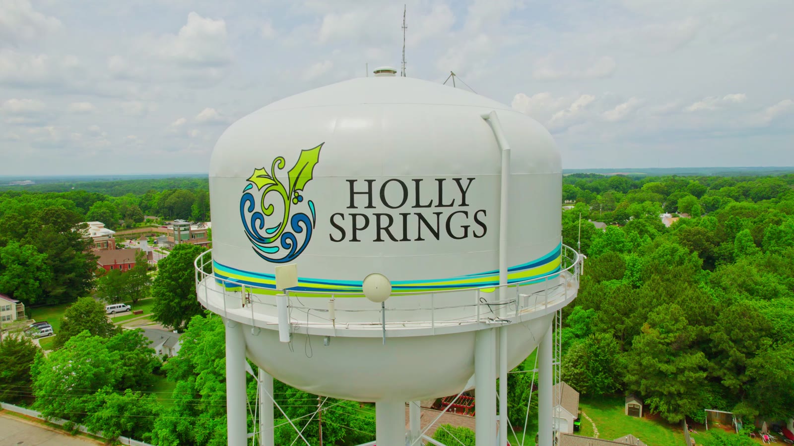 Holly Springs water tower, Wake County
